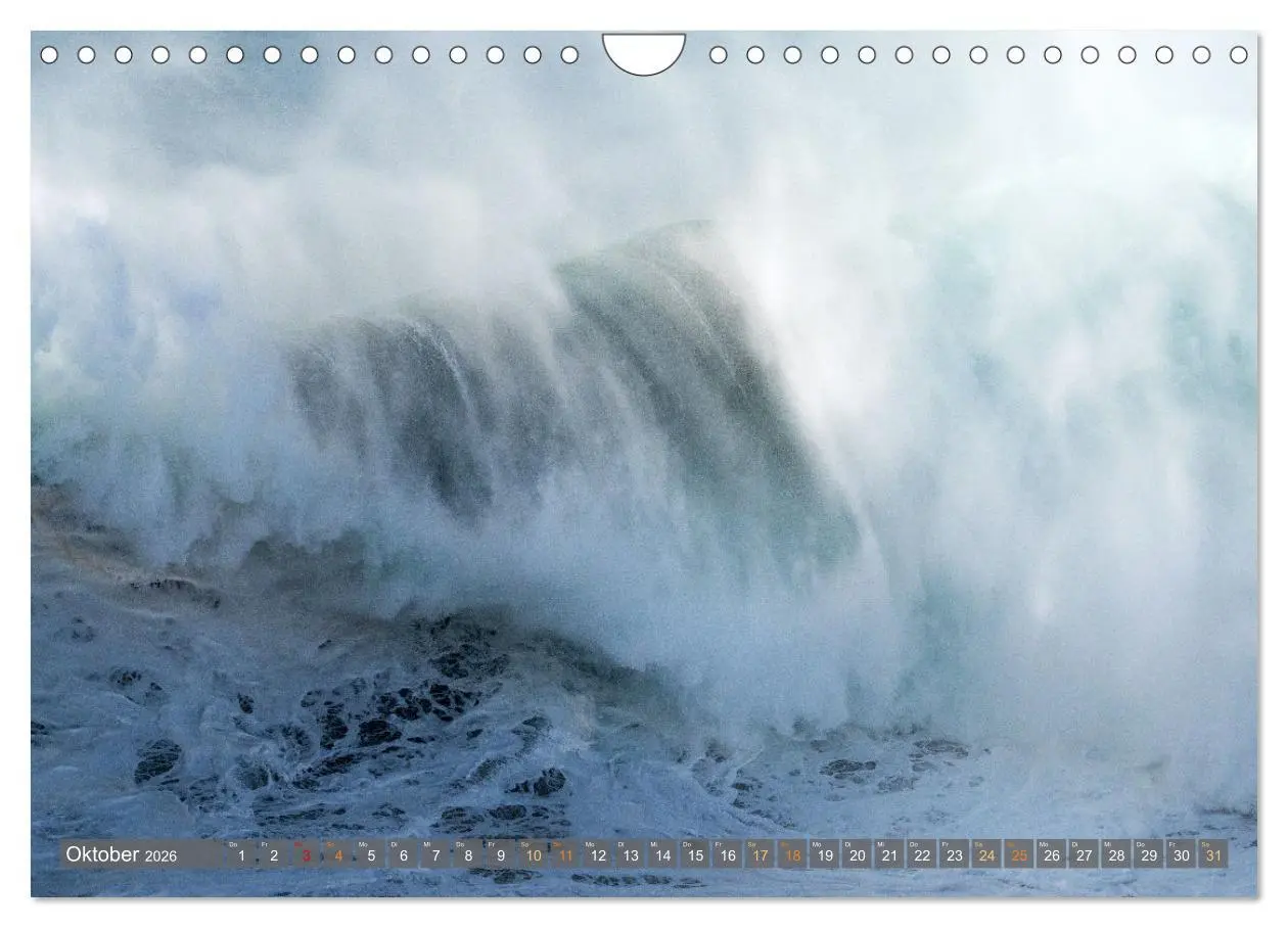 Bild: 9783457314265 | OCEAN POWER - Die Riesenwellen von Nazaré (Wandkalender 2026 DIN A4...