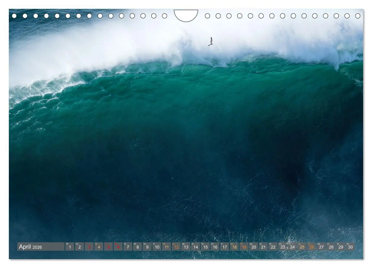 Bild: 9783457314265 | OCEAN POWER - Die Riesenwellen von Nazaré (Wandkalender 2026 DIN A4...