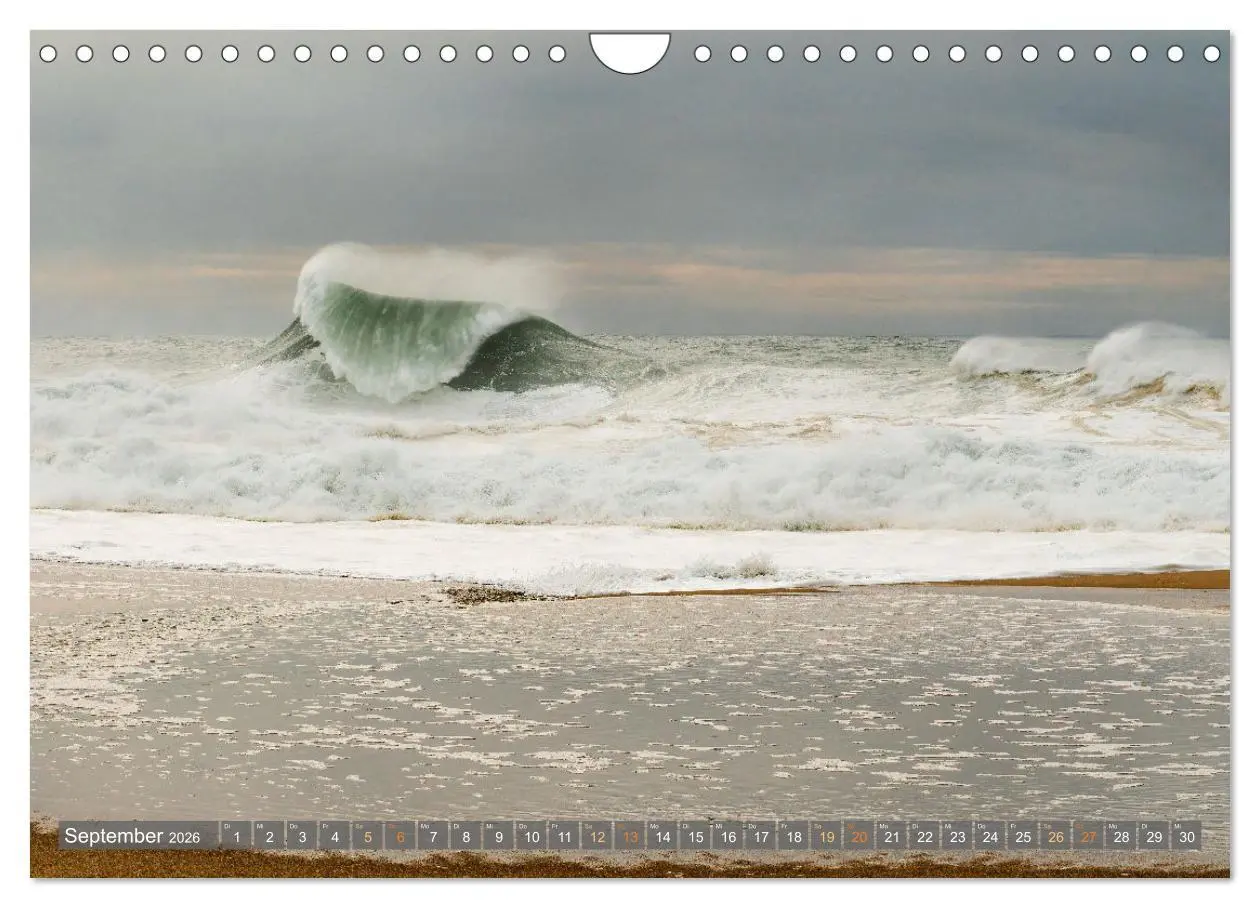 Bild: 9783457314265 | OCEAN POWER - Die Riesenwellen von Nazaré (Wandkalender 2026 DIN A4...