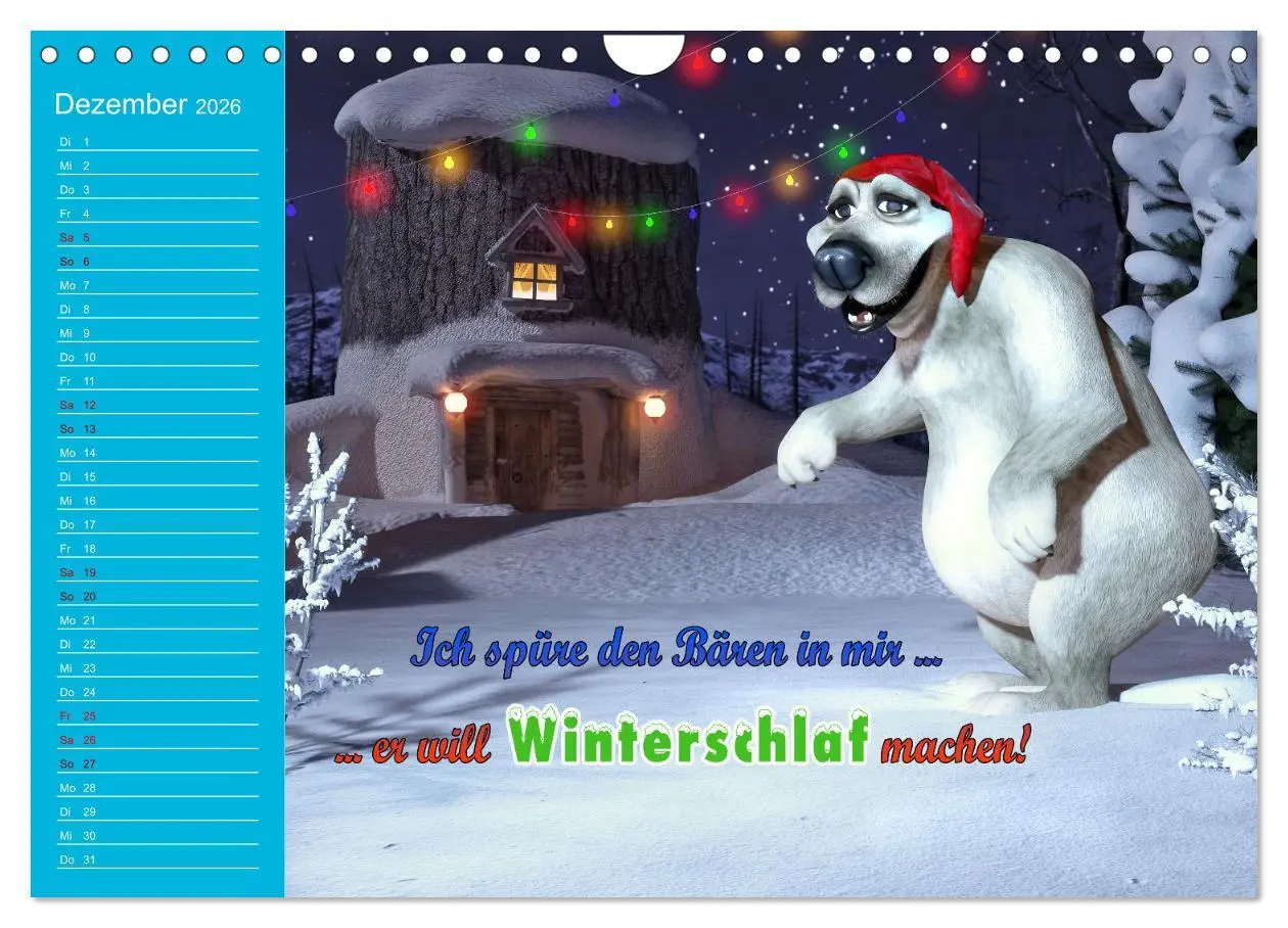 Bild: 9783457624265 | Tierische Toons (Wandkalender 2026 DIN A4 quer), CALVENDO...