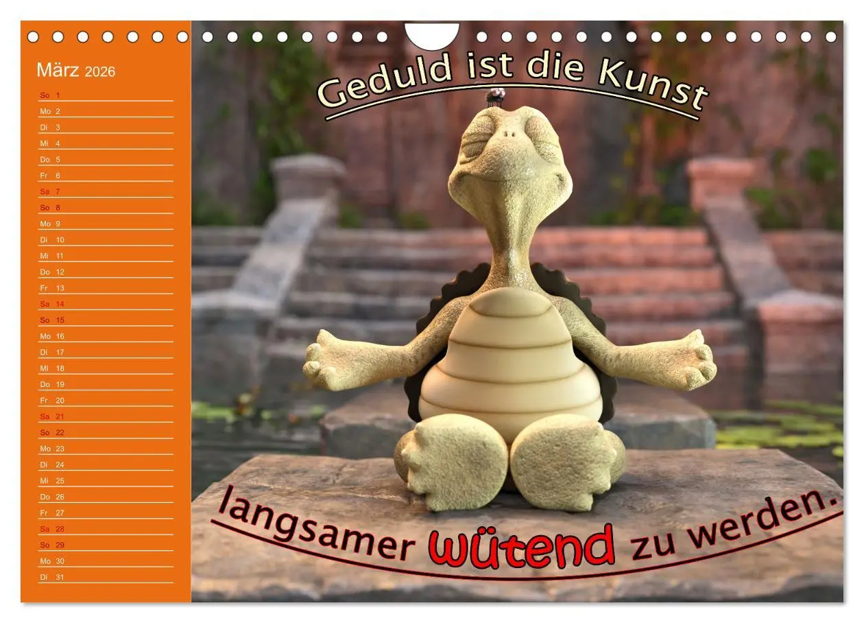 Bild: 9783457624265 | Tierische Toons (Wandkalender 2026 DIN A4 quer), CALVENDO...