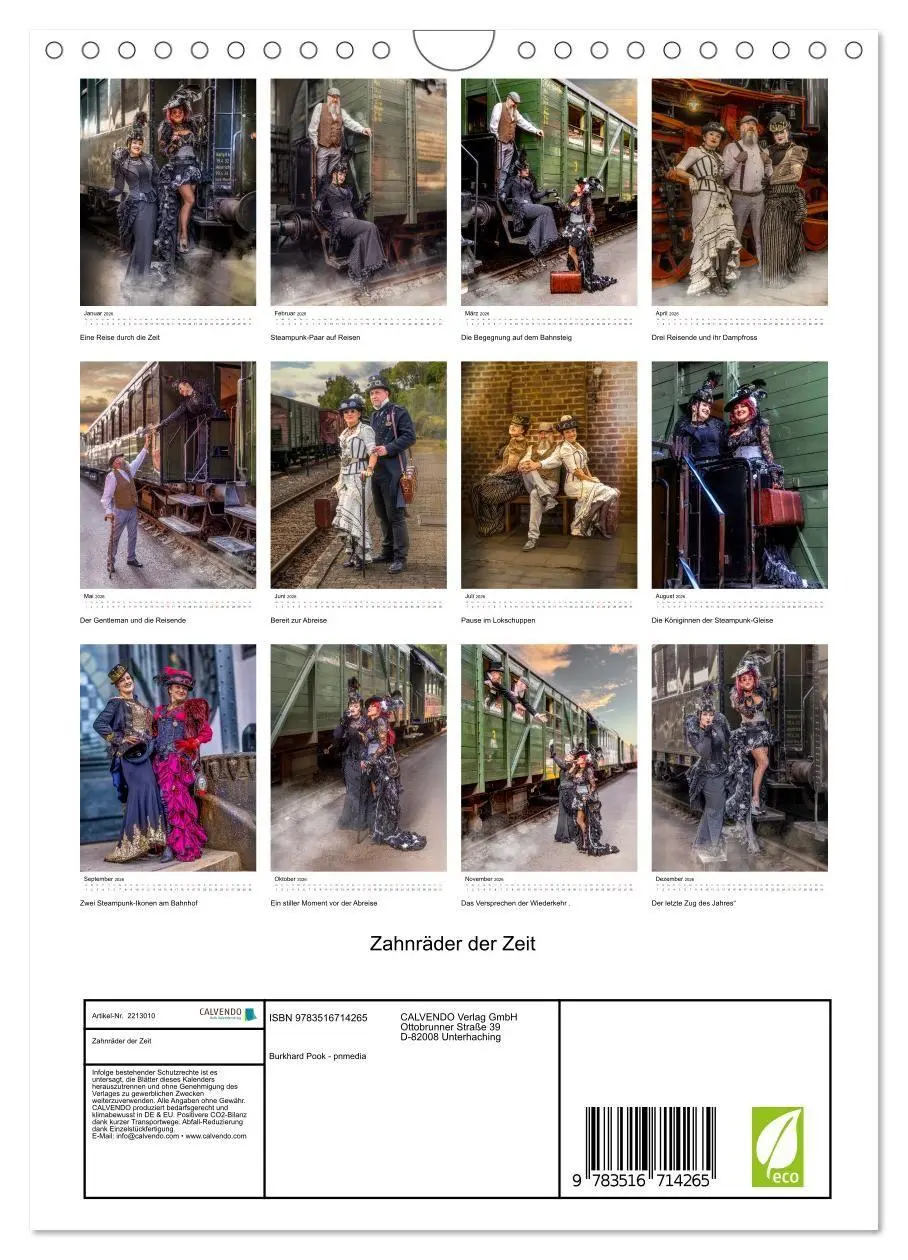 Bild: 9783516714265 | Zahnräder der Zeit (Wandkalender 2026 DIN A4 hoch), CALVENDO...