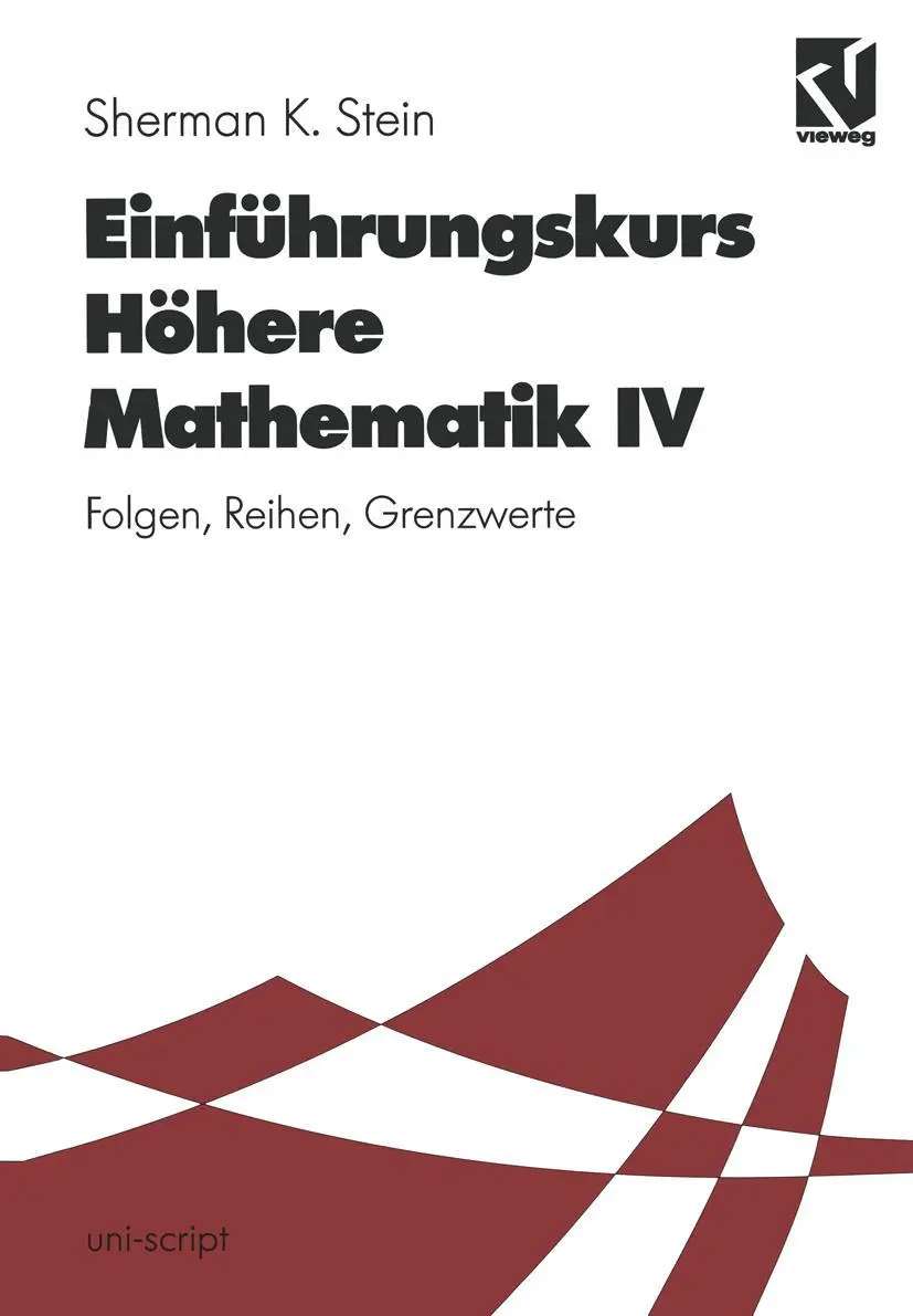 Cover: 9783528074265 | Einführungskurs Höhere Mathematik | Folgen, Reihen, Grenzwerte | Stein