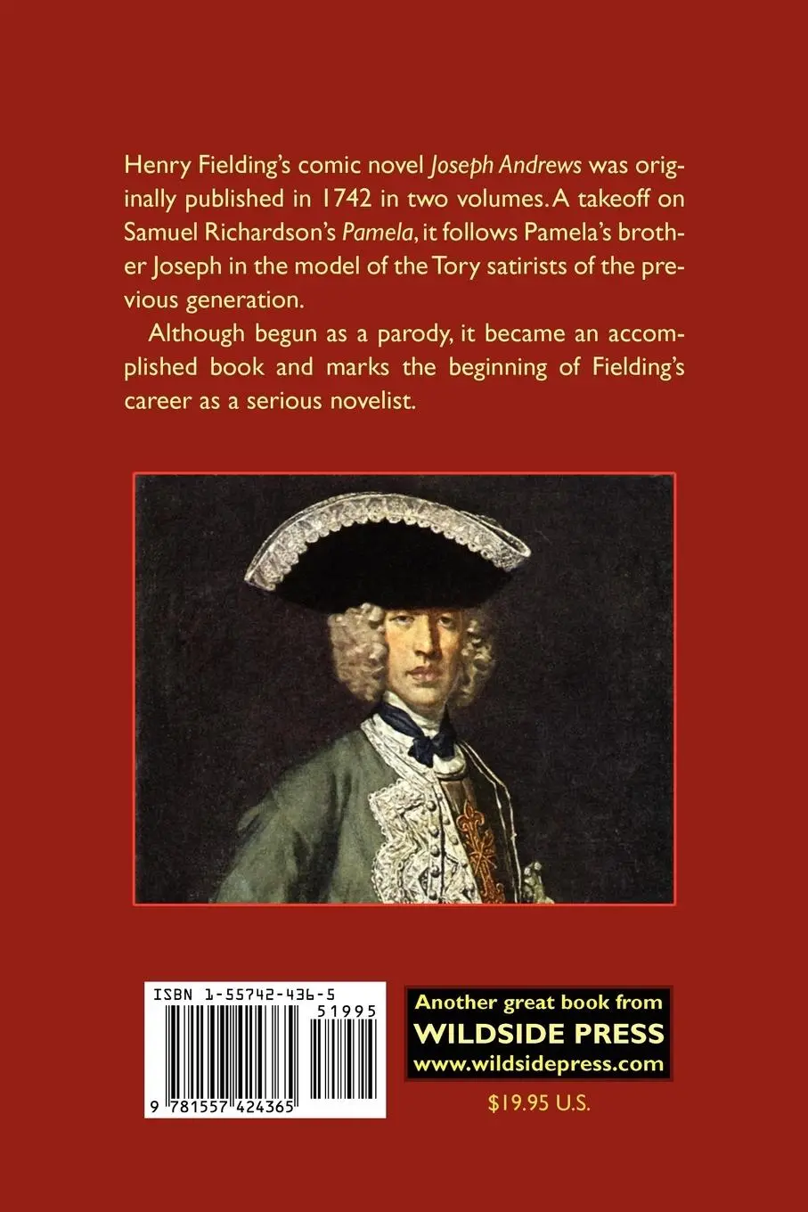 Rückseite: 9781557424365 | Joseph Andrews | Henry Fielding | Taschenbuch | Englisch | 2025