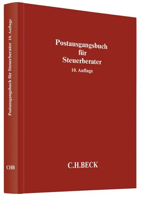 Cover: 9783406744365 | Postausgangsbuch für Steuerberater | Heinrich Weiler | Buch | 352 S.