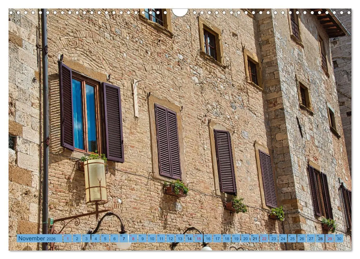 Bild: 9783457544365 | Impressionen aus San Gimignano (Wandkalender 2026 DIN A3 quer),...