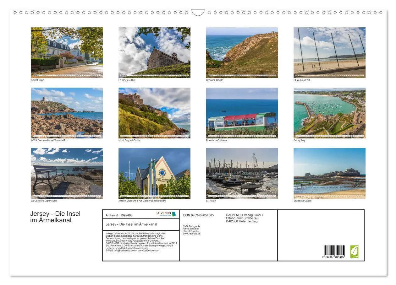 Bild: 9783457854365 | Jersey - Die Insel im Ärmelkanal (Wandkalender 2026 DIN A2 quer),...