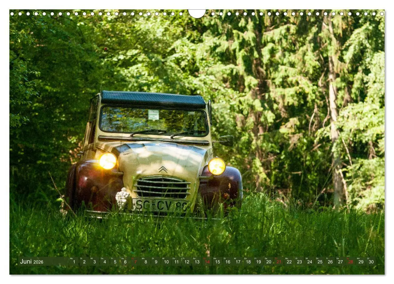 Bild: 9783457924365 | Die Ente ist sicher - Fahrspaß mit 2 CV Dolly (Wandkalender 2026...
