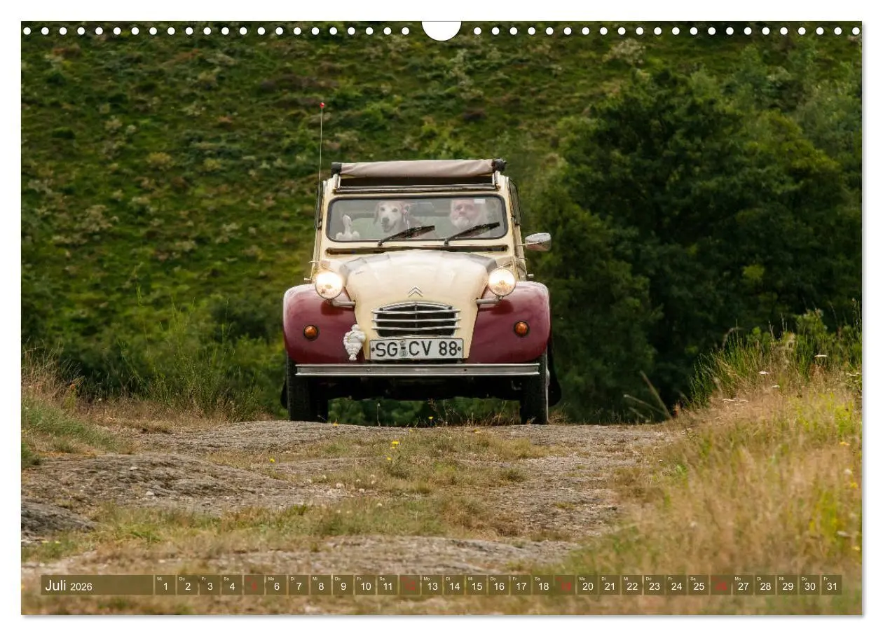 Bild: 9783457924365 | Die Ente ist sicher - Fahrspaß mit 2 CV Dolly (Wandkalender 2026...