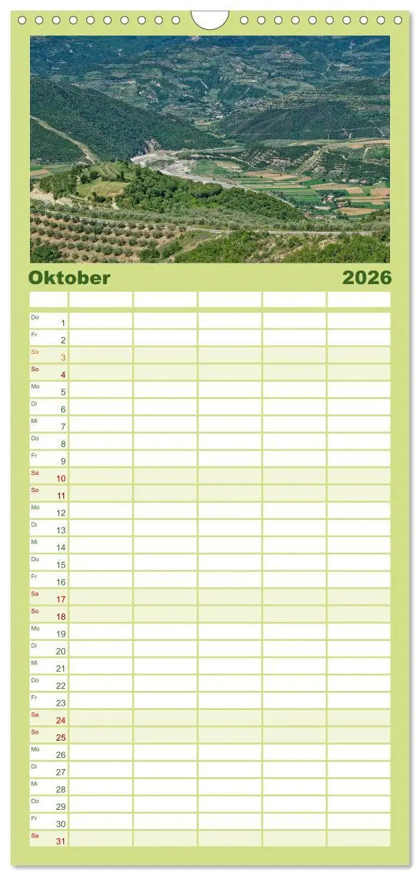 Bild: 9783516494365 | Familienplaner 2026 - Albanien. Eine Entdeckungsreise. mit 5...