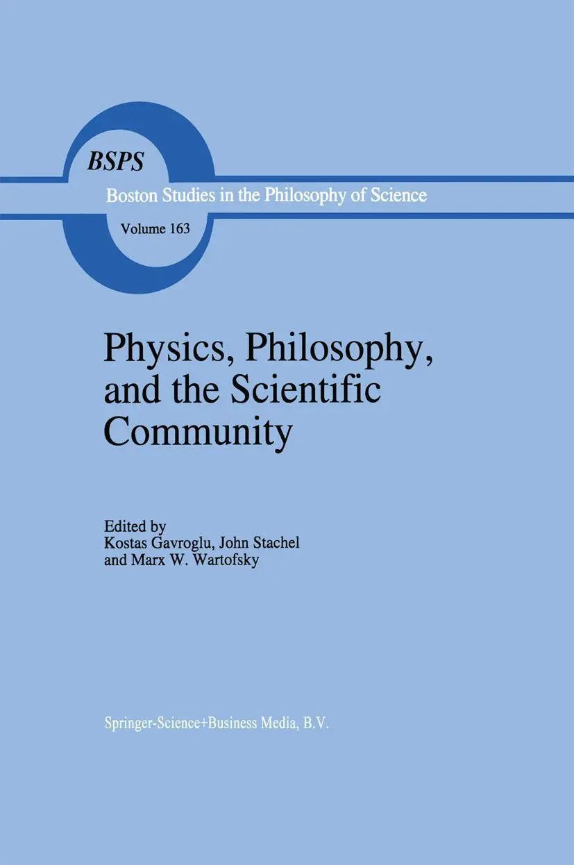 Cover: 9789048144365 | Physics, Philosophy, and the Scientific Community | Gavroglu (u. a.)