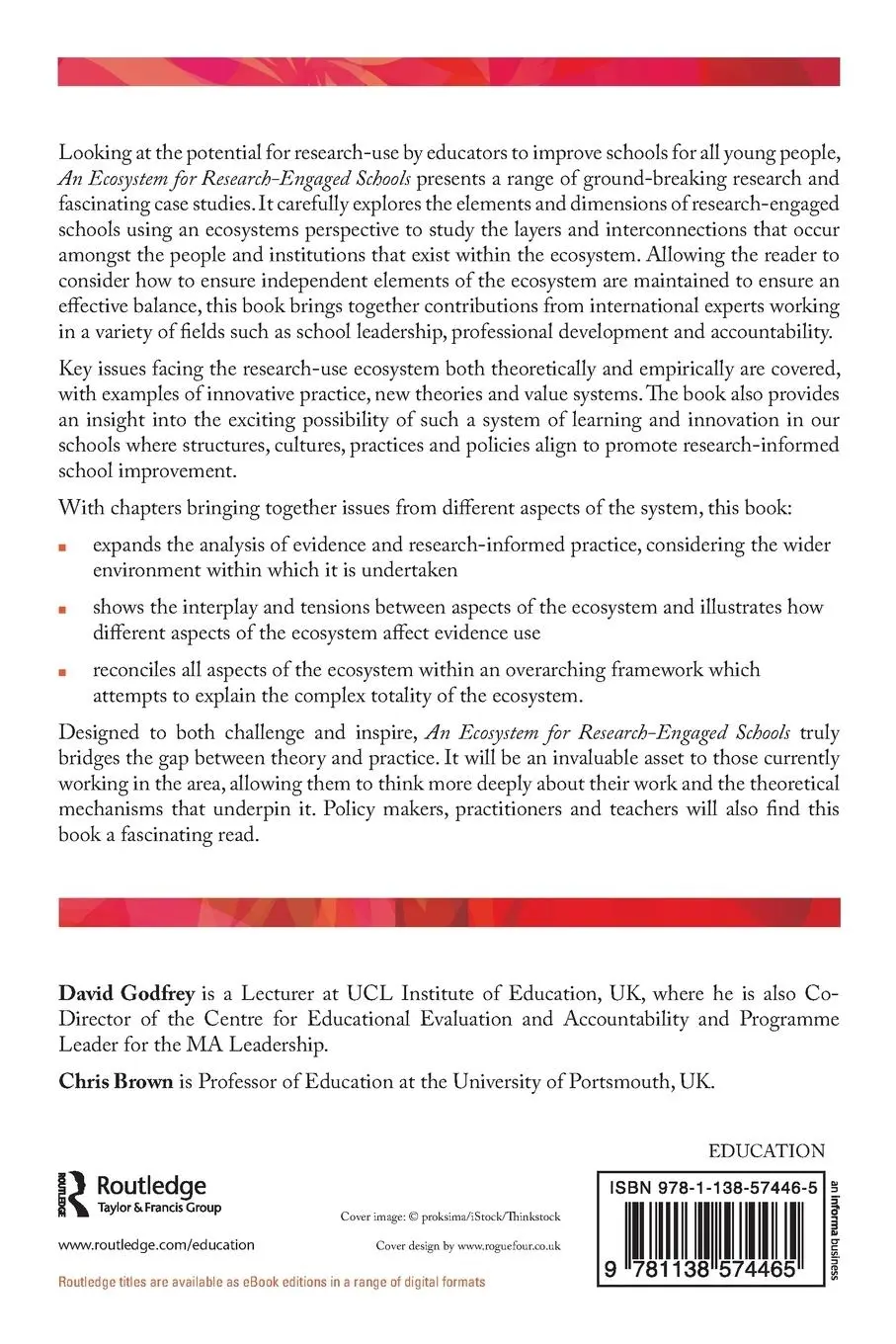Rückseite: 9781138574465 | An Ecosystem for Research-Engaged Schools | David Godfrey (u. a.)