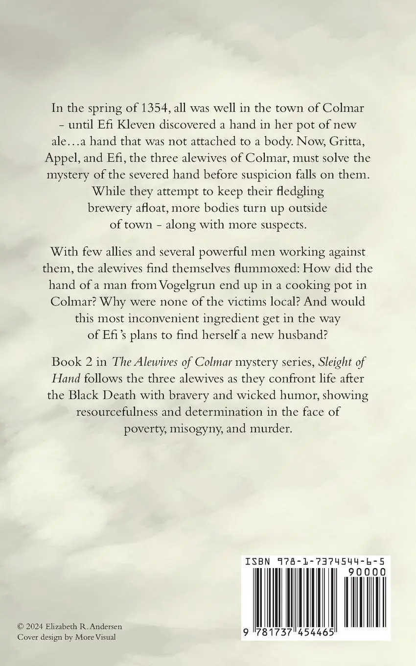 Rückseite: 9781737454465 | Sleight of Hand | An Alewives of Colmar mystery | Andersen | Buch