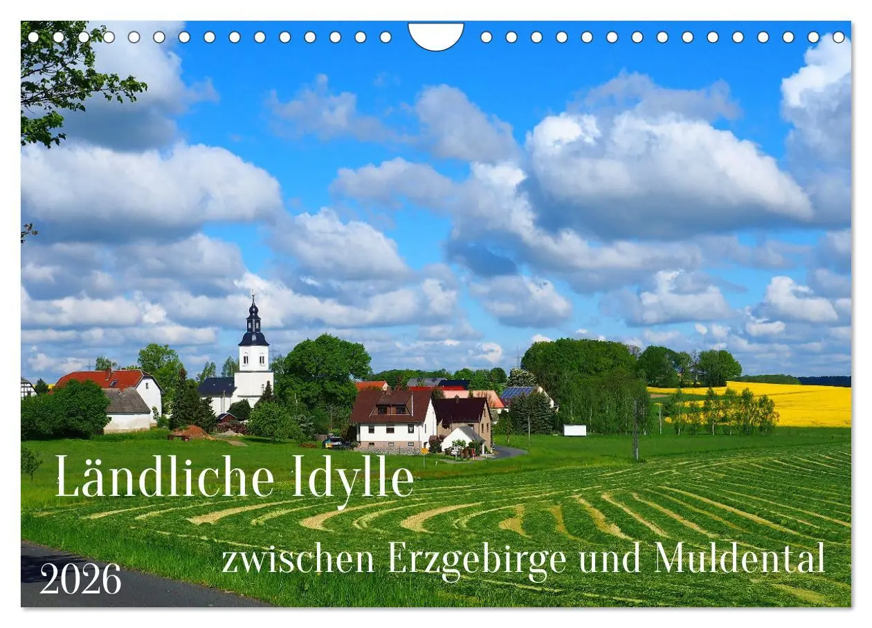 Cover: 9783457914465 | Ländliche Idylle zwischen Erzgebirge und Muldental (Wandkalender...