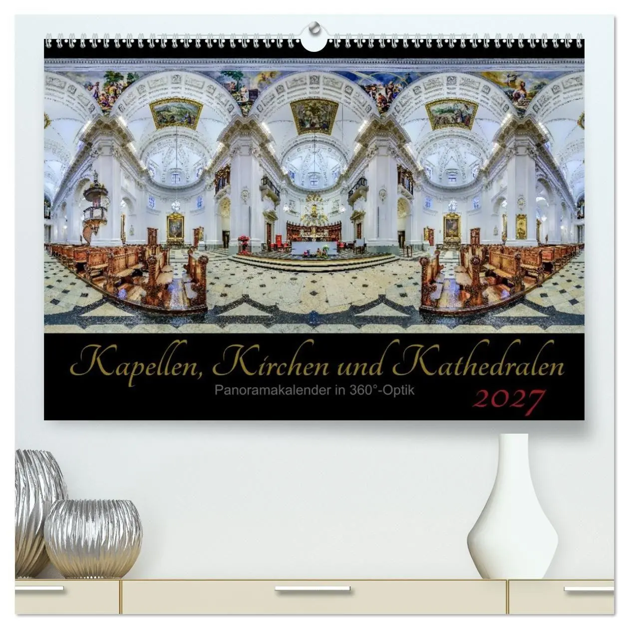 Cover: 9783569884465 | Kapellen, Kirchen und Kathedralen 2027 (hochwertiger Premium...