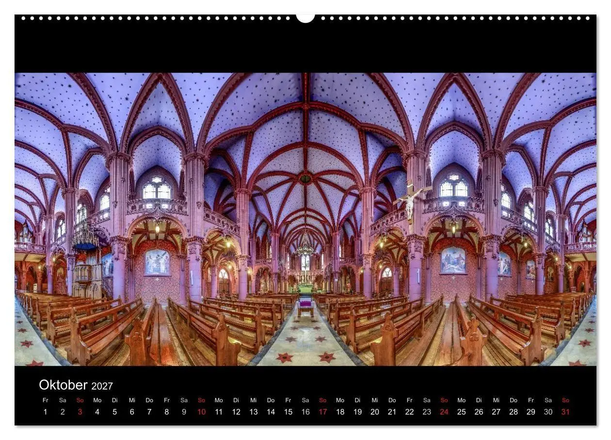 Bild: 9783569884465 | Kapellen, Kirchen und Kathedralen 2027 (hochwertiger Premium...