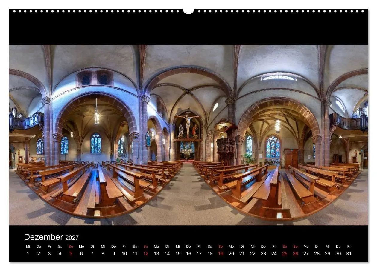 Bild: 9783569884465 | Kapellen, Kirchen und Kathedralen 2027 (hochwertiger Premium...