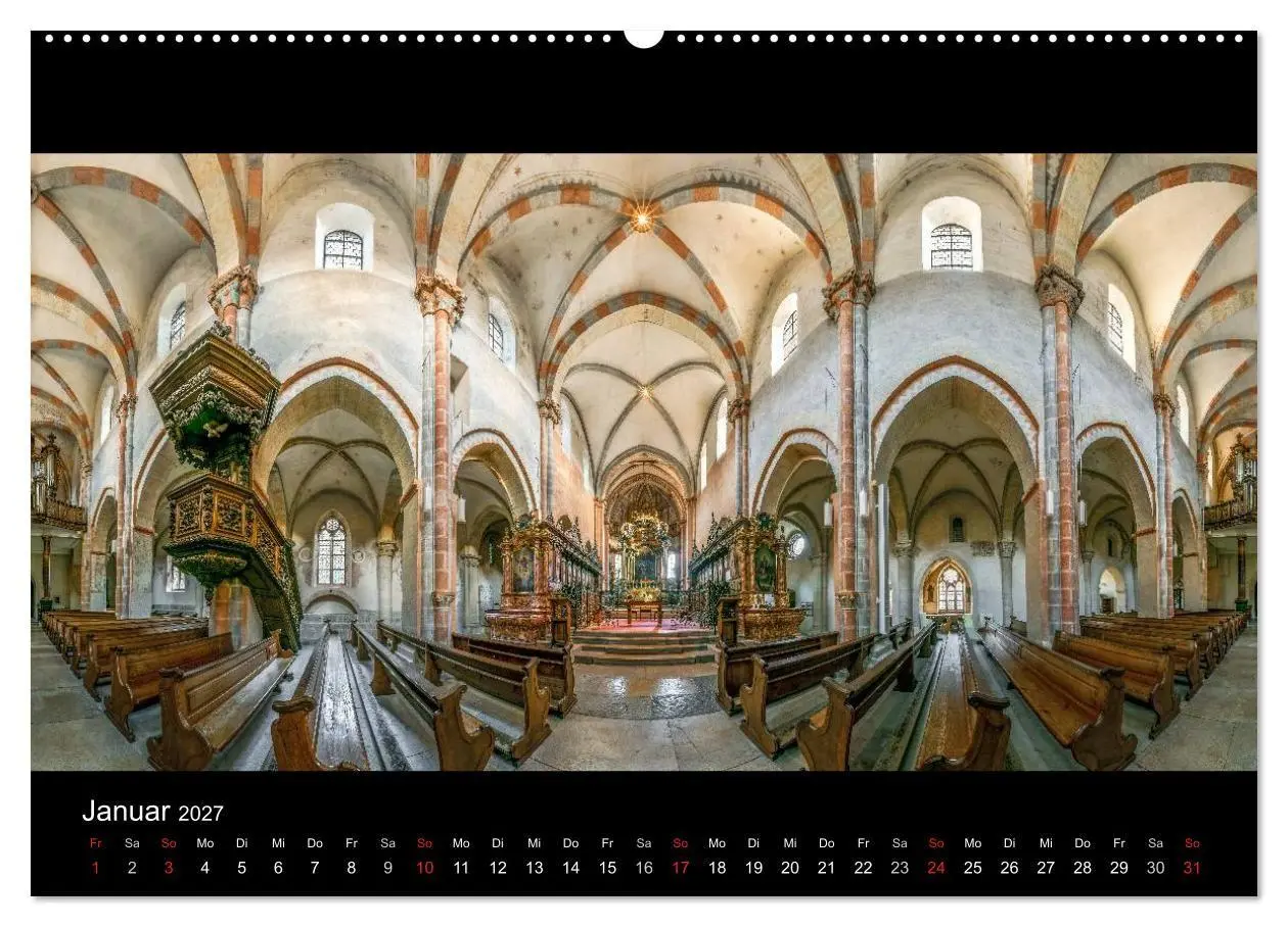 Bild: 9783569884465 | Kapellen, Kirchen und Kathedralen 2027 (hochwertiger Premium...