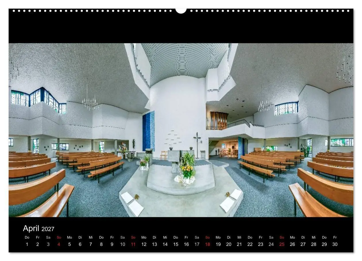 Bild: 9783569884465 | Kapellen, Kirchen und Kathedralen 2027 (hochwertiger Premium...