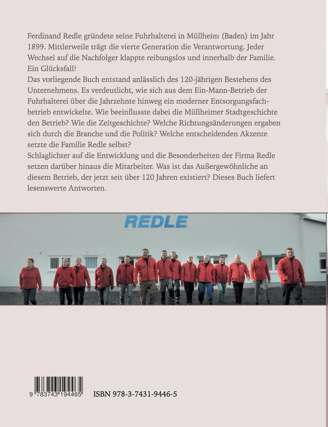 Rückseite: 9783743194465 | Redle | Redle GmbH &amp; Co. KG | Taschenbuch | 96 S. | Deutsch | 2019