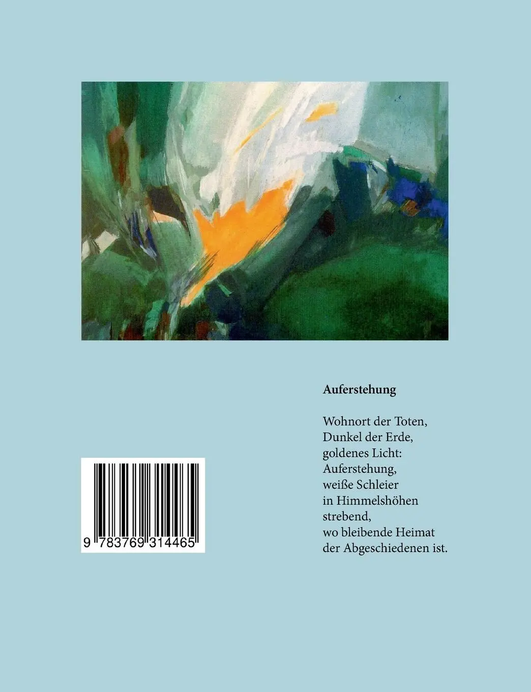Rückseite: 9783769314465 | An der Schwelle des Übergangs | Gedichte | Wolfgang Rinn | Taschenbuch