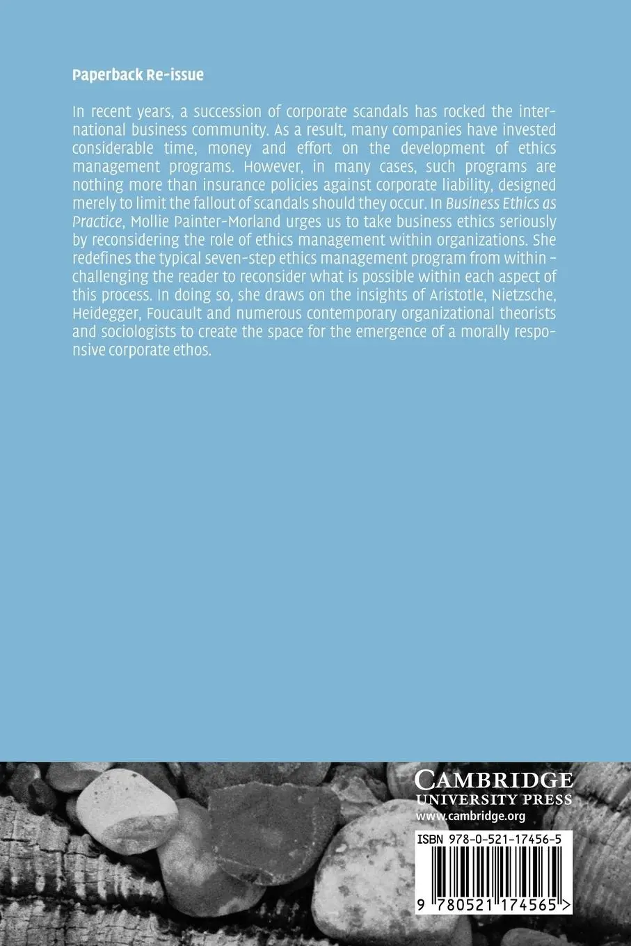 Rückseite: 9780521174565 | Business Ethics as Practice | Mollie Painter-Morland (u. a.) | Buch