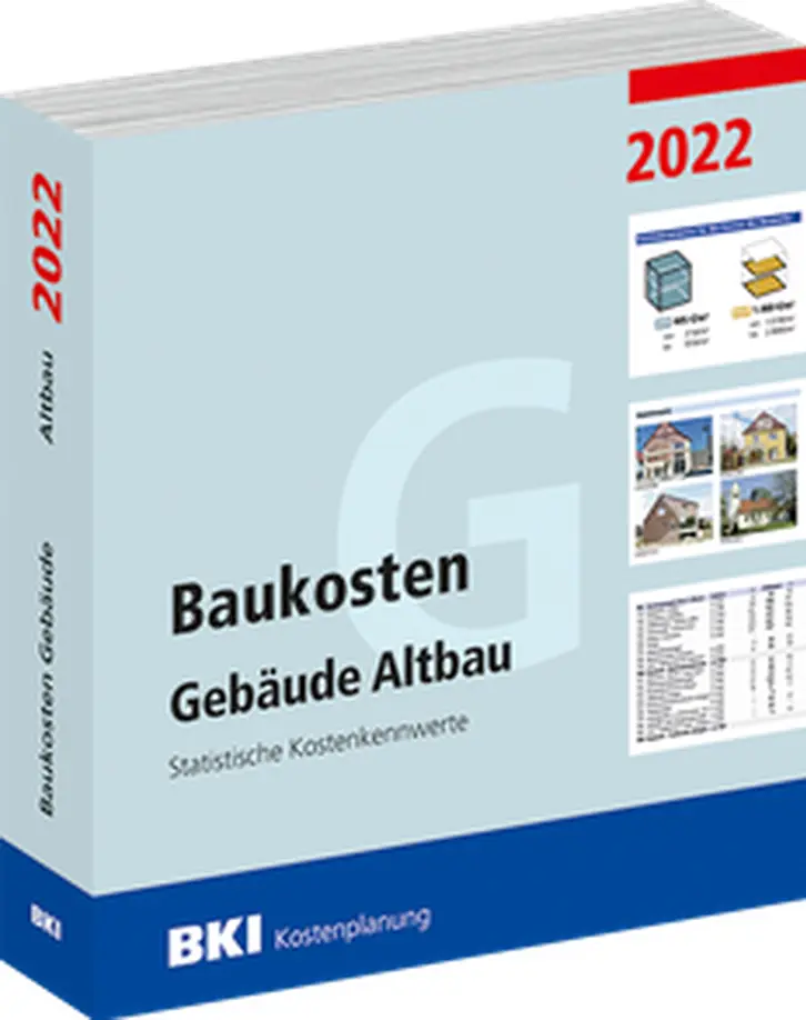 Cover: 9783481044565 | BKI Baukosten Gebäude Altbau 2022 | Statistische Kostenkennwerte