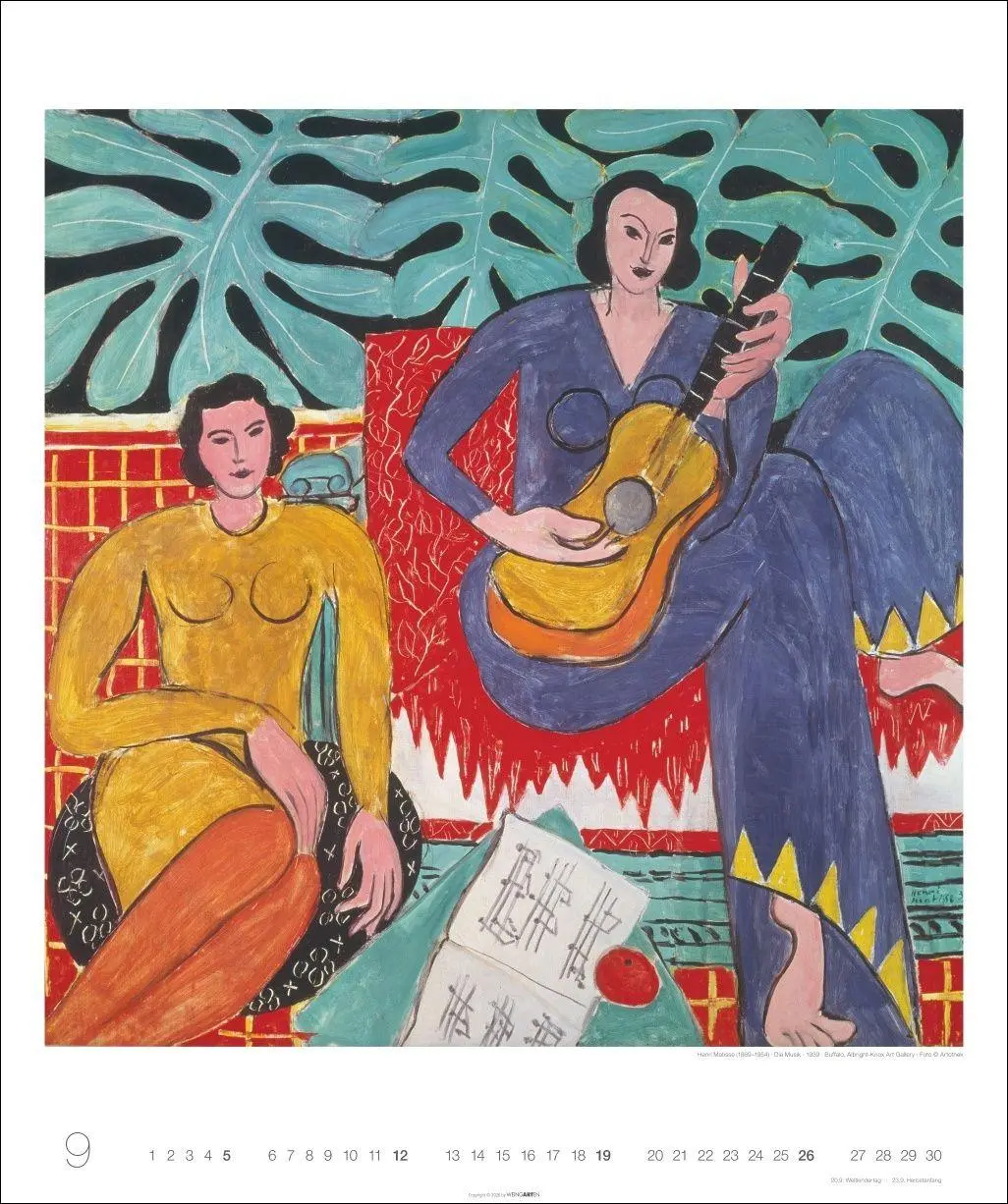 Bild: 9783839904565 | Allegro - Musik in der Kunst Kalender 2027 - Musik in der Kunst | 2027