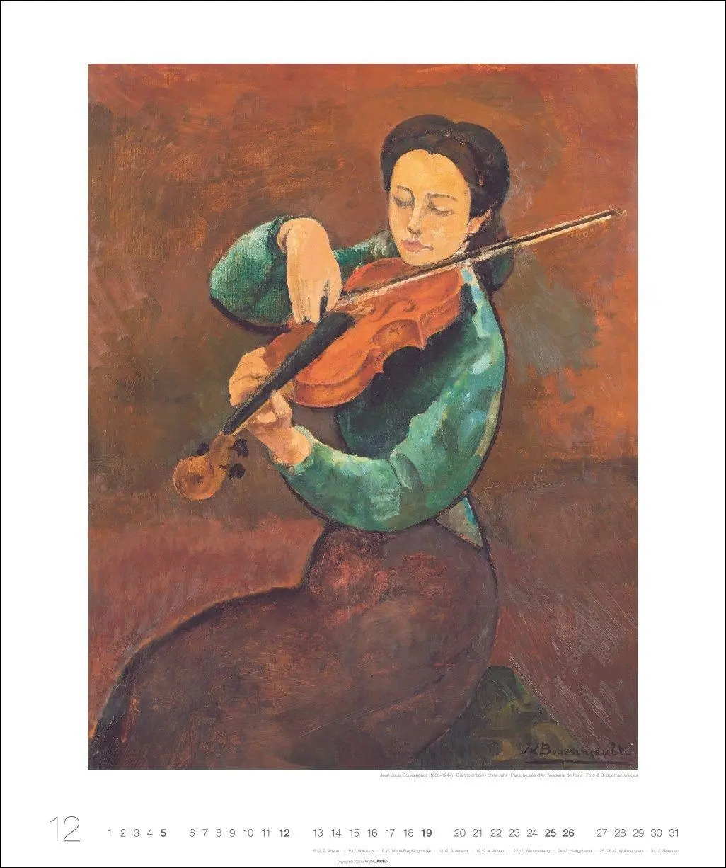 Bild: 9783839904565 | Allegro - Musik in der Kunst Kalender 2027 - Musik in der Kunst | 2027