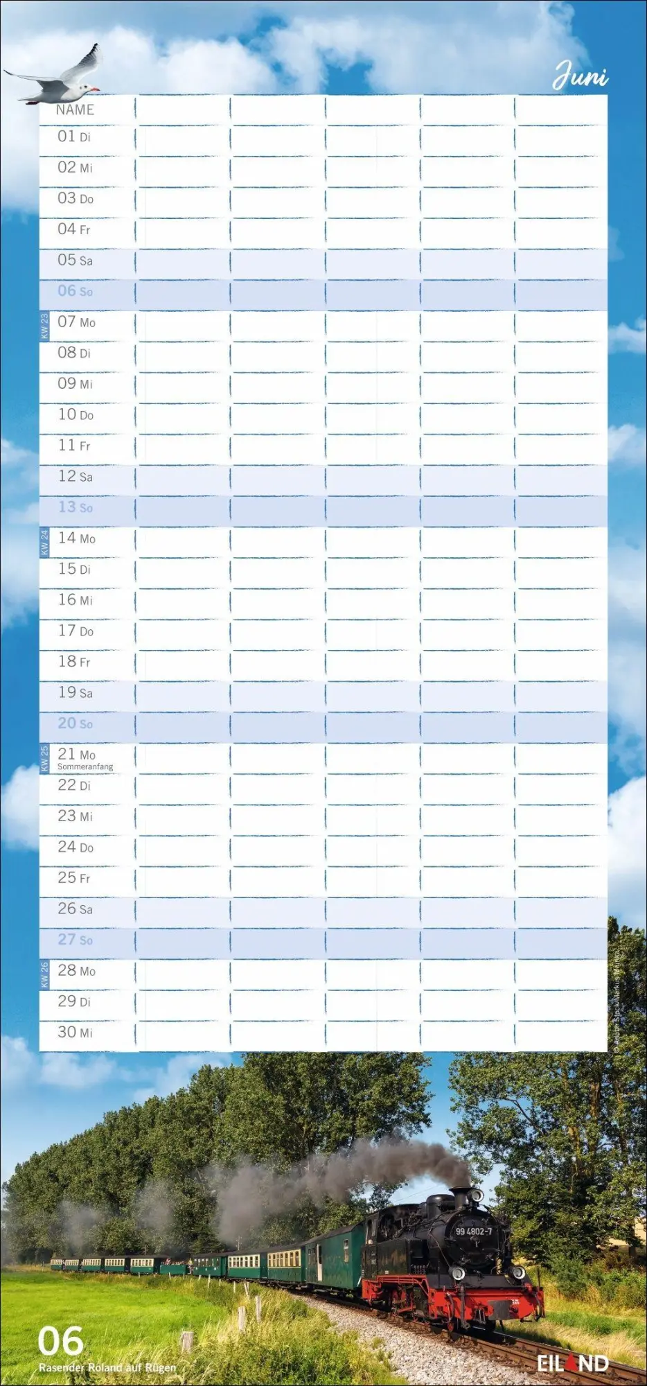 Bild: 9783964024565 | Meerzeit Familienplaner 2027 | Kalender | Familienplaner Eiland | 2027