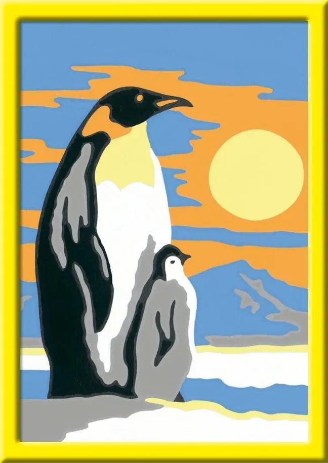 Bild: 4005556284665 | Süße Pinguine - Mal-Set | Spiel | CreArt Malen nach Zahlen | Deutsch