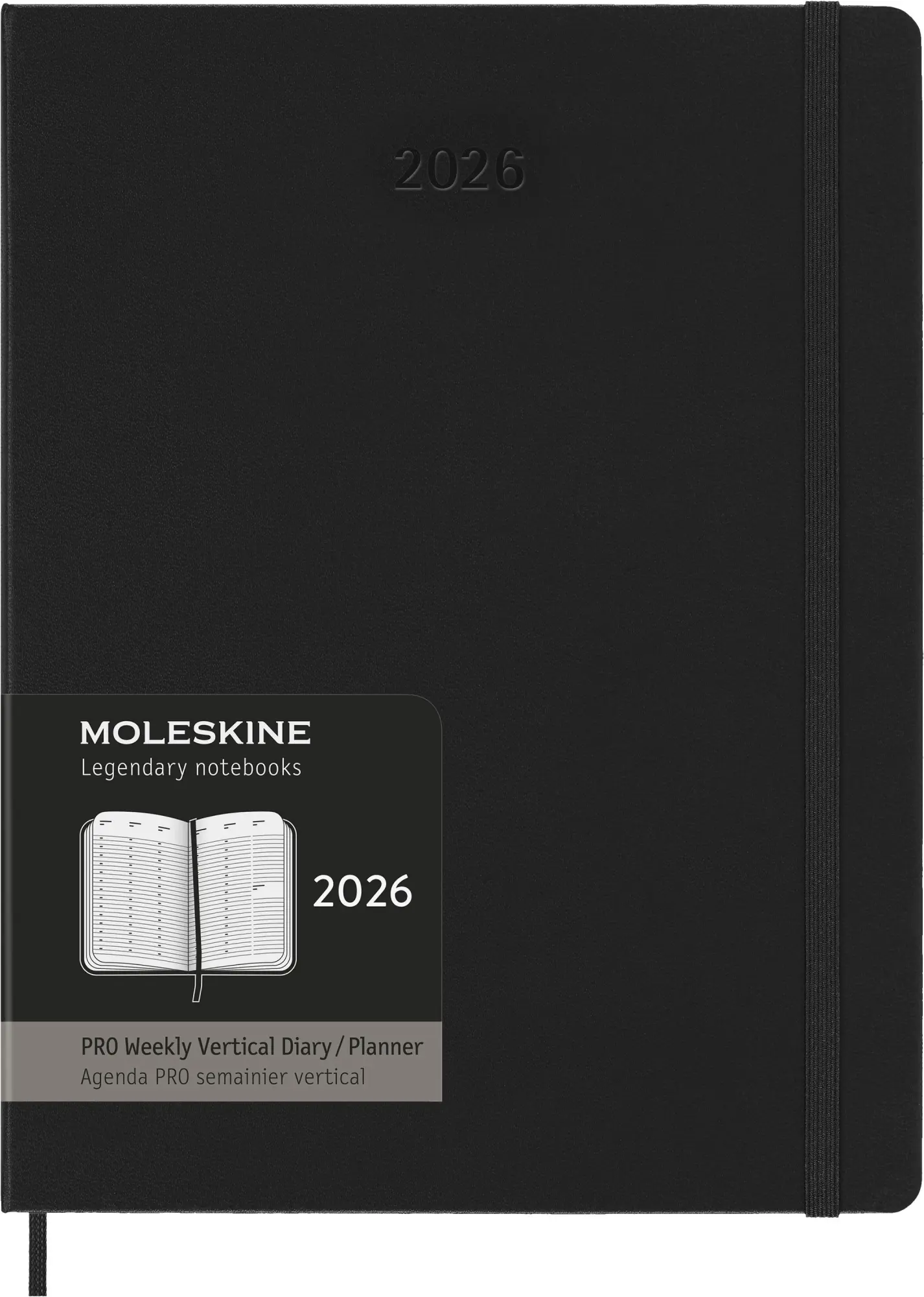 Bild: 8056999274665 | Moleskine 12 Monate Pro Wochen Notizkalender 2026, Pro XL, 1 Wo = 2...