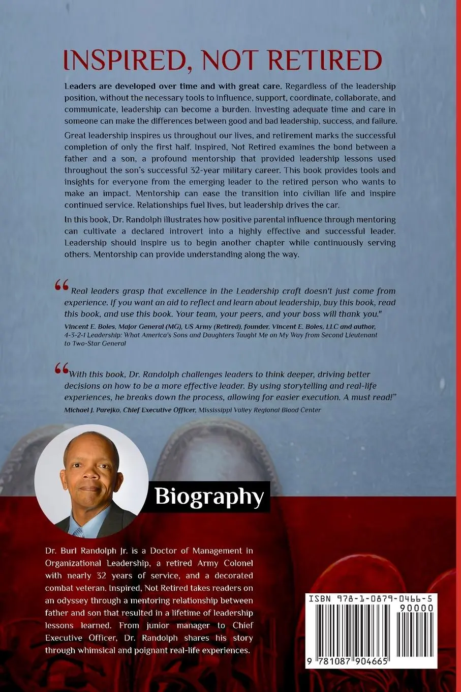 Rückseite: 9781087904665 | Inspired, Not Retired | Leadership Lessons from Father to Son | Buch