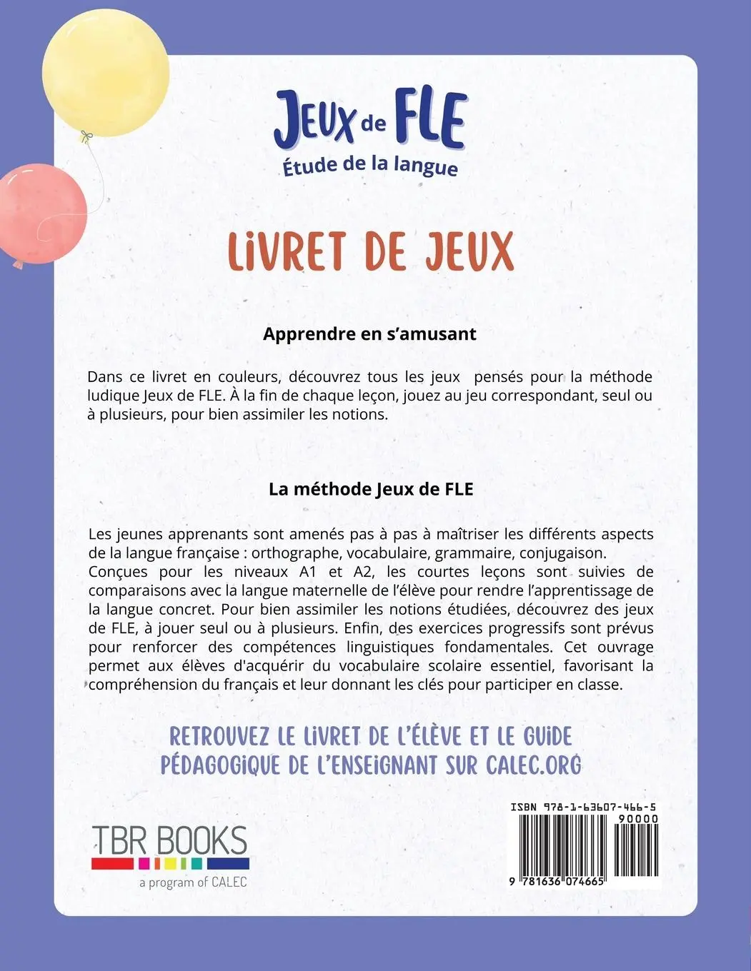 Rückseite: 9781636074665 | Jeux de FLE | Étude de la langue | Marie-Pierre Serra | Taschenbuch