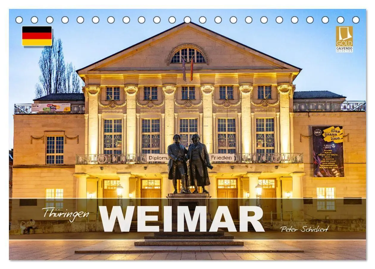 Cover: 9783516774665 | Thüringen - Weimar (Tischkalender 2027 DIN A5 quer), CALVENDO...