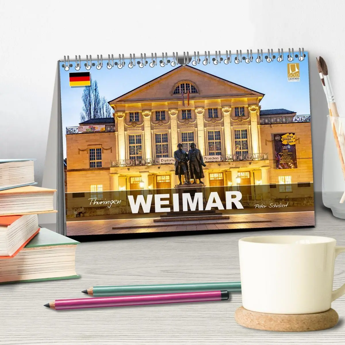 Bild: 9783516774665 | Thüringen - Weimar (Tischkalender 2027 DIN A5 quer), CALVENDO...