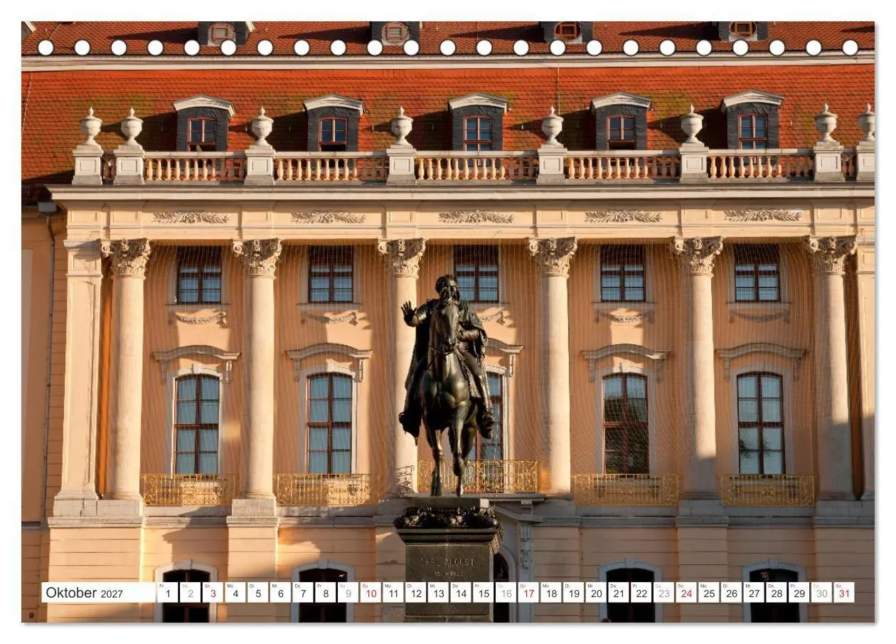 Bild: 9783516774665 | Thüringen - Weimar (Tischkalender 2027 DIN A5 quer), CALVENDO...