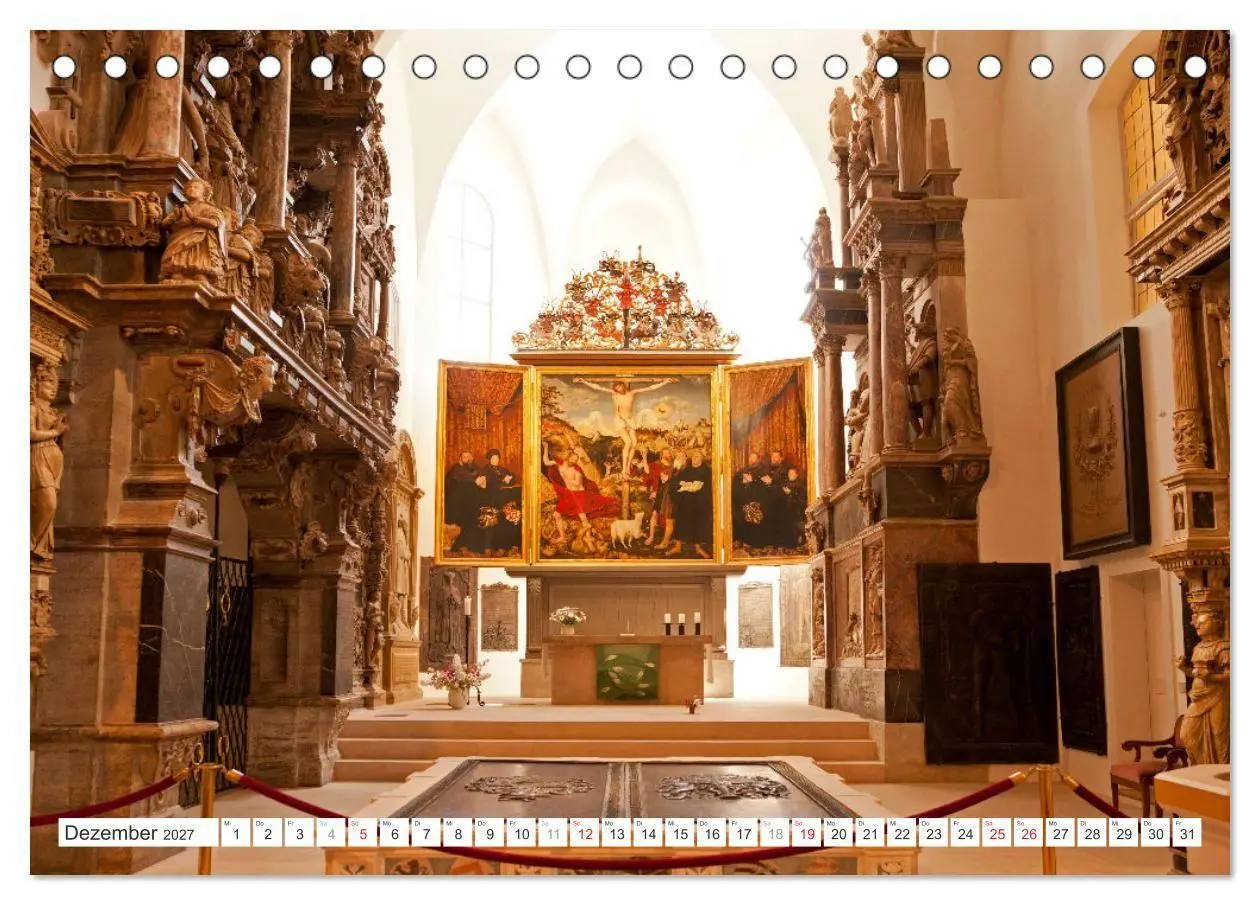 Bild: 9783516774665 | Thüringen - Weimar (Tischkalender 2027 DIN A5 quer), CALVENDO...