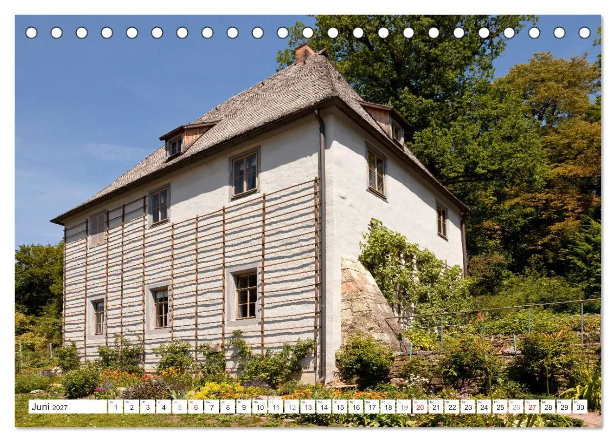 Bild: 9783516774665 | Thüringen - Weimar (Tischkalender 2027 DIN A5 quer), CALVENDO...