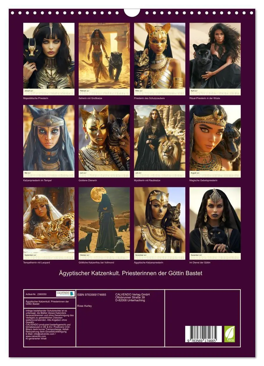 Bild: 9783569174665 | Ägyptischer Katzenkult. Priesterinnen der Göttin Bastet...