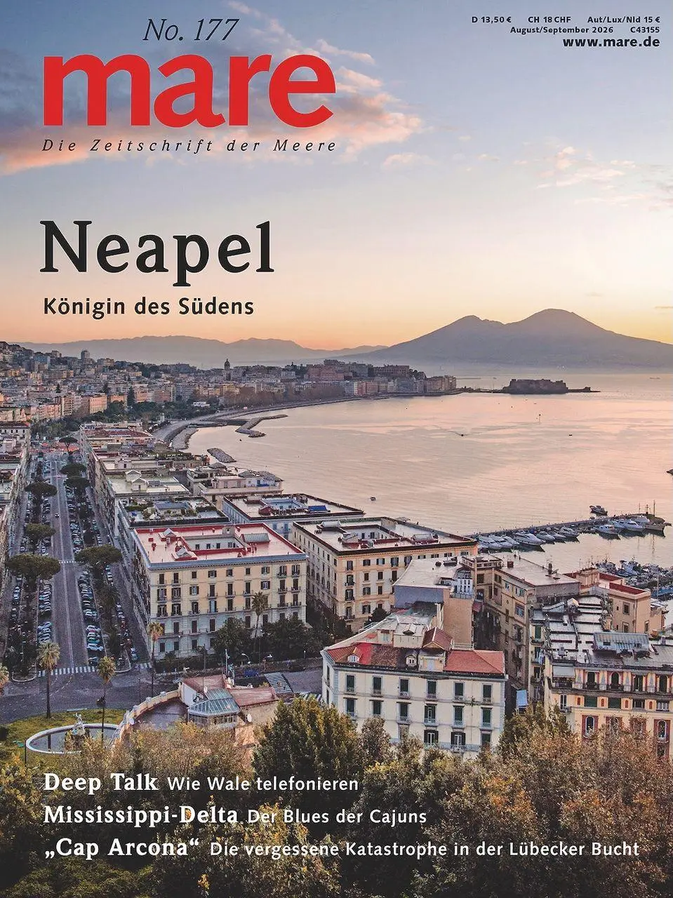 Cover: 9783866484665 | mare - Die Zeitschrift der Meere / No. 177 / Neapel | Taschenbuch