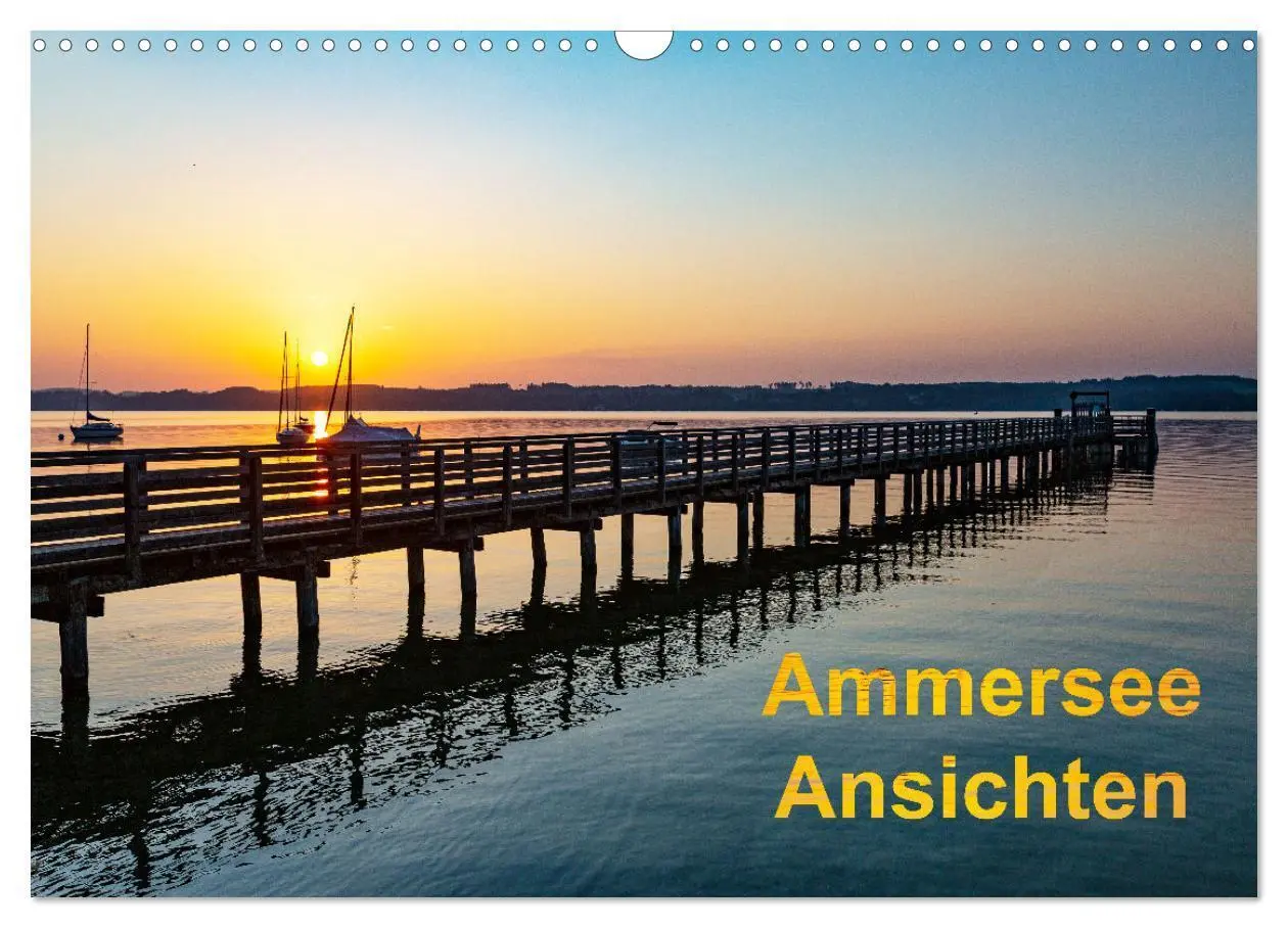 Cover: 9783435034765 | Ammersee-Ansichten (Wandkalender 2025 DIN A3 quer), CALVENDO...