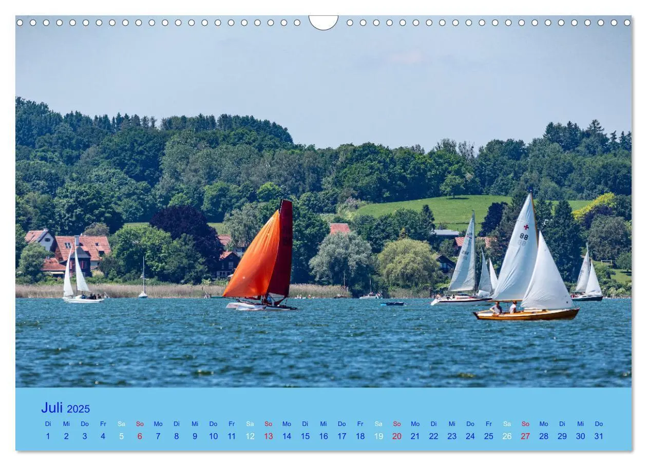 Bild: 9783435034765 | Ammersee-Ansichten (Wandkalender 2025 DIN A3 quer), CALVENDO...