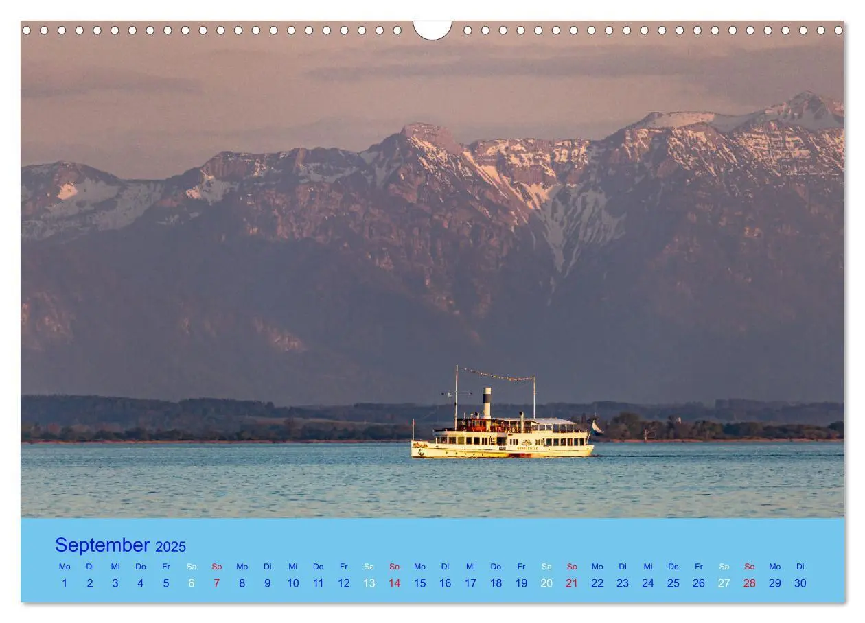 Bild: 9783435034765 | Ammersee-Ansichten (Wandkalender 2025 DIN A3 quer), CALVENDO...