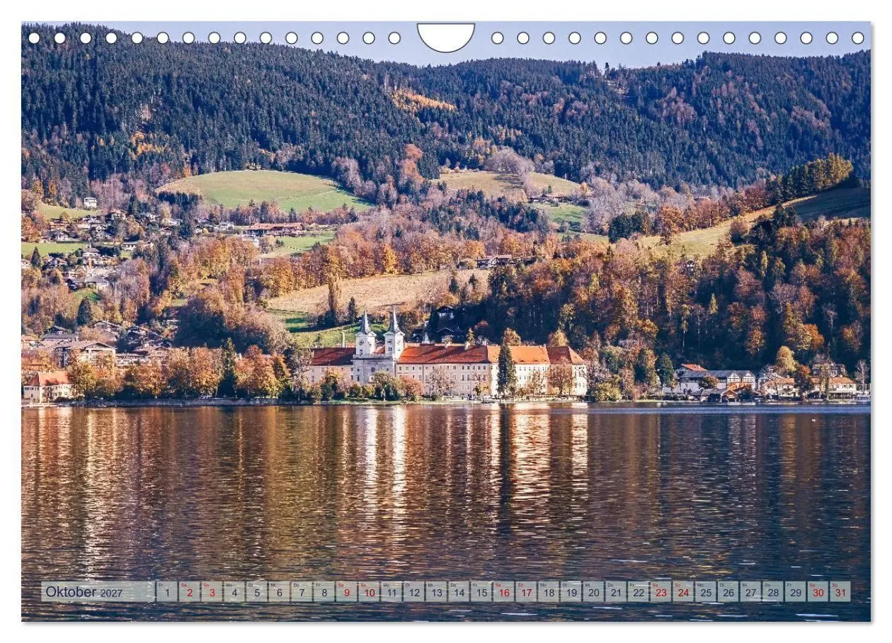 Bild: 9783569234765 | Malerischer Tegernsee (Wandkalender 2027 DIN A4 quer), CALVENDO...
