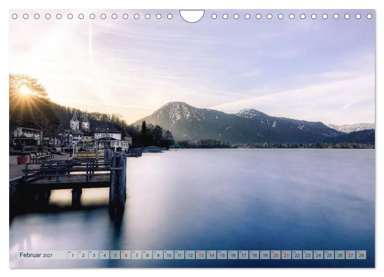 Bild: 9783569234765 | Malerischer Tegernsee (Wandkalender 2027 DIN A4 quer), CALVENDO...