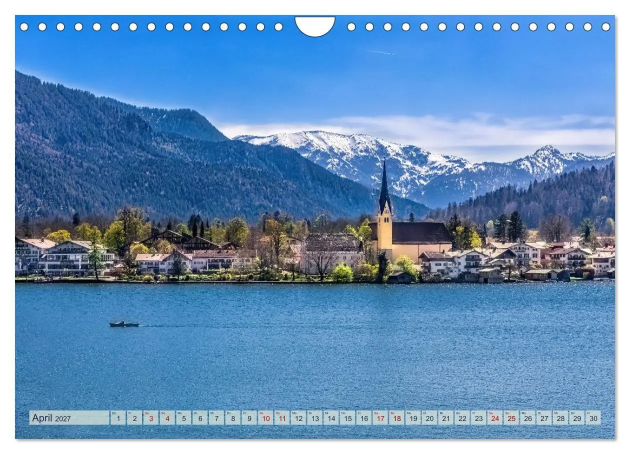 Bild: 9783569234765 | Malerischer Tegernsee (Wandkalender 2027 DIN A4 quer), CALVENDO...