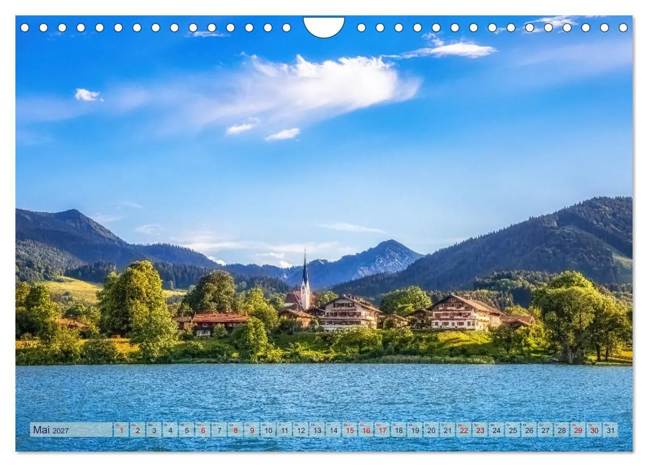 Bild: 9783569234765 | Malerischer Tegernsee (Wandkalender 2027 DIN A4 quer), CALVENDO...