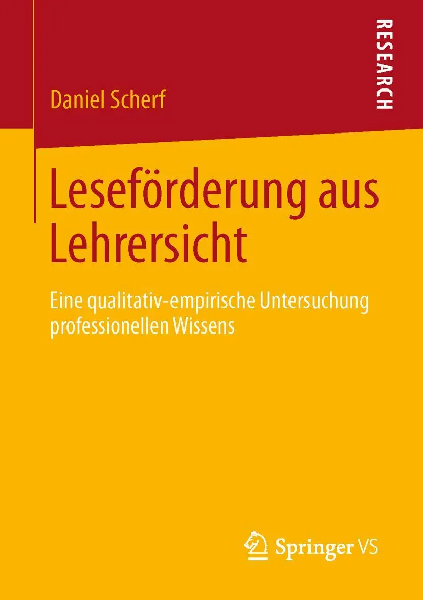 Cover: 9783658024765 | Leseförderung aus Lehrersicht | Daniel Scherf | Taschenbuch | viii