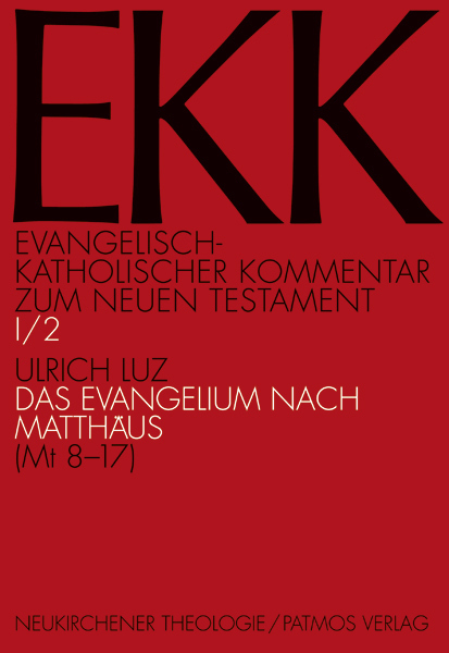 Cover: 9783843604765 | Das Evangelium nach Matthäus. Tl.2 | Mt 8-17 | Ulrich Luz (u. a.)